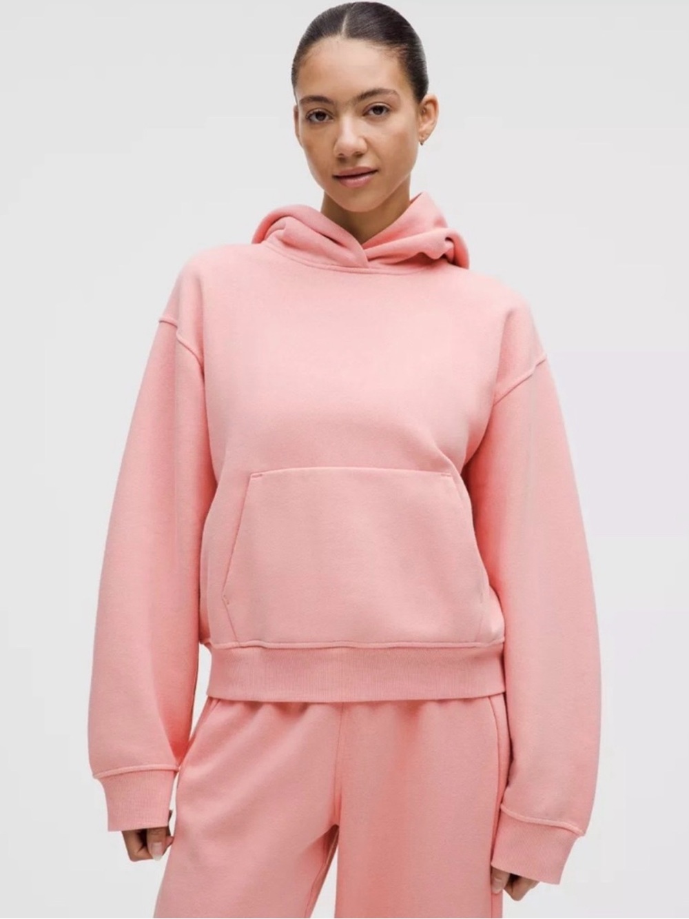Lululemon New Steady State Oversized Hoodie Tea Rose Pink